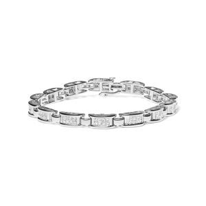 14K White Gold 3.0 Cttw Invisible Set